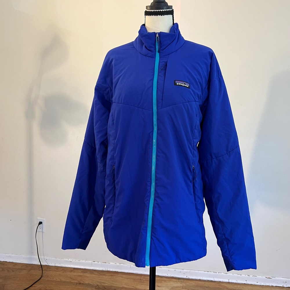 Patagonia Nano-Air Full Zip Insulated Jacket Royal Blue Womens XL